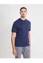 Camiseta Manga Corta Con Screen  Para Hombre Azul Atmos de Atmos
