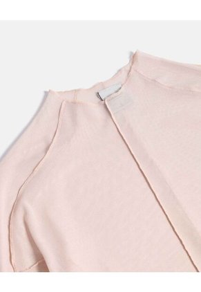 Camiseta Para Mujer Manga Larga Cuello Redondo Color Piel Marca Atmos #31090341