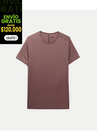 Camiseta Para Hombre Manga Corta Cuello Redondo Color Café Marca Atmos #32090241 Atmos