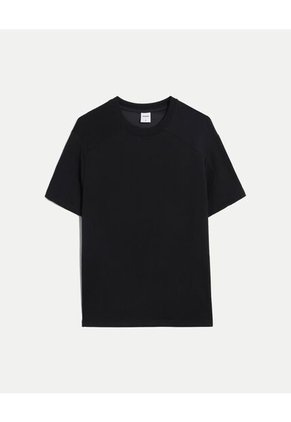 Camiseta Para Hombre Manga Corta Cuello Redondo Color Negro Marca Atmos #32090251