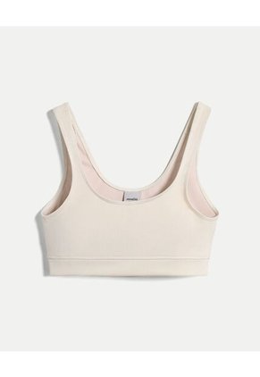 Top Para Mujer  Color Crema Marca Atmos #31220170