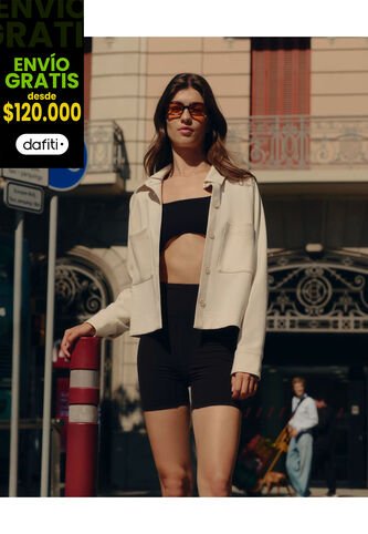 Chaqueta Para Mujer Abrigo Color Beige Marca Atmos #31080072 Atmos