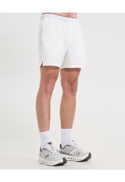 Bermuda Para Hombre Deportiva Medio Color Marfil Marca Atmos #32100119