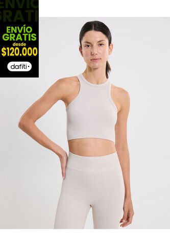 Top Para Mujer  Color Gris Marca Atmos #31220164 Atmos