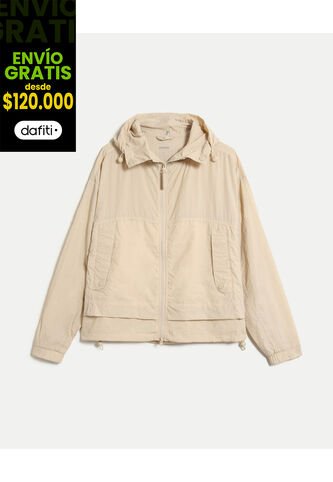 Chaqueta Para Mujer Deportiva Color Beige Marca Atmos #31080064 Atmos