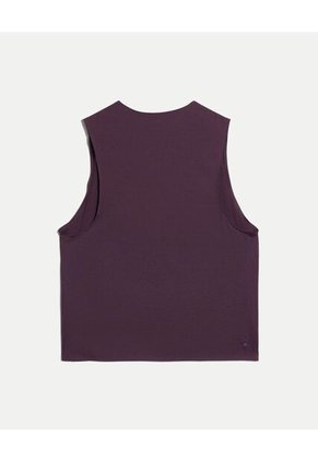Camiseta Para Mujer Manga Sisa Cuello Redondo Color Morado Marca Atmos #31090302