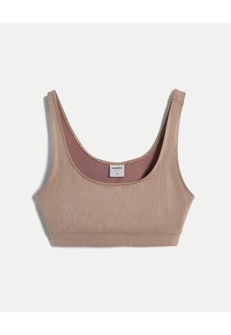 Top Para Mujer  Color Mocca Marca Atmos #31220175 Atmos