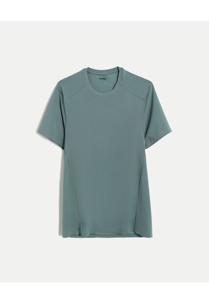 Camiseta  Para Hombre Manga Corta Cuello Redondo Color Verde Marca Atmos #32090296