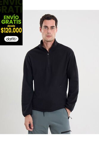 Buzo Para Hombre Cuello Alto O Cuello Tortuga Color Negro Marca Atmos #32060042 Atmos