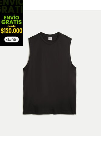 Camiseta Para Hombre Manga Sisa Cuello Redondo Color Negro Marca Atmos #32090217 Atmos