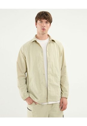 Chaqueta Para Hombre Deportiva Color Beige Marca Atmos #32080049