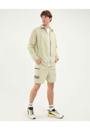 Chaqueta Para Hombre Deportiva Color Beige Marca Atmos #32080049
