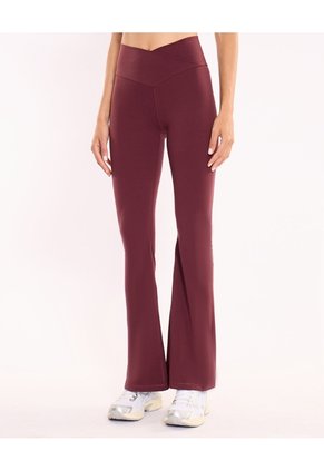 Leggings Flare Aerius Skin  Para Mujer Uva Atmos