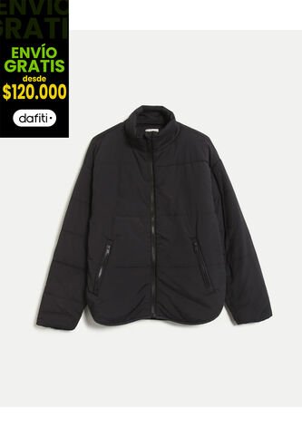 Chaqueta Para Mujer Acolchada Color Negro Marca Atmos #31080059 Atmos