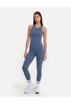 Leggins Regular Aerius Skin Para Mujer Gris Atmos