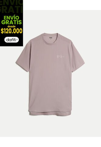 Camiseta Para Hombre Manga Corta Cuello Redondo Color Gris Marca Atmos #32090240 Atmos