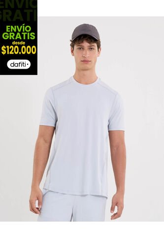 Camiseta Para Hombre Manga Corta Cuello Redondo Color Azul Marca Atmos #32090209 Atmos