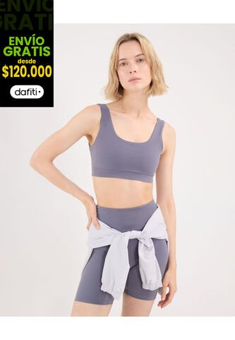 Top Para Mujer  Color Gris Marca Atmos #31220152 Atmos