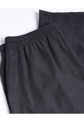 Pantalón Parachute Microcomfort Para Mujer  Deportiva  Color Negro Marca Atmos