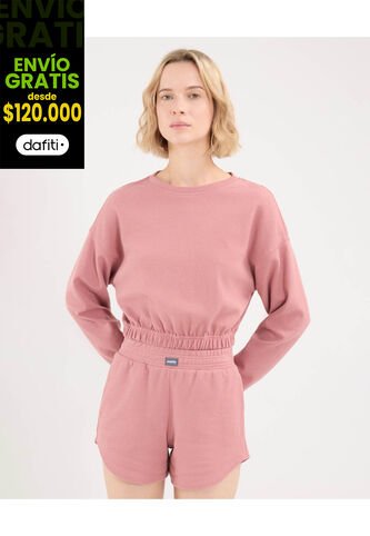 Buzo Para Mujer Cuello Redondo Color Rosa Marca Atmos #31060073 Atmos