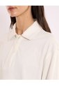 Polo Manga Larga En Algodón Para Mujer  Deportiva  Color Blanco Marca Atmos de Atmos