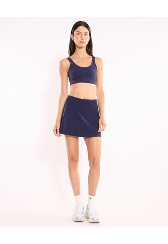 Falda Aerius Con Biker Para Mujer  Deportiva  Color Azul Marca Atmos Atmos