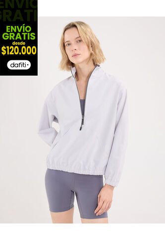 Chaqueta Para Mujer Deportiva Color Gris Marca Atmos #31080052 Atmos