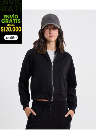 Buzo Para Mujer Hoodie Color Negro Marca Atmos #31060060 Atmos