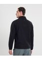 Buzo Half Zipper Polar  Para Hombre Negro Atmos de Atmos