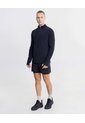 Buzo Cuello Alto Half Zipper Con Bolsillos  Para Hombre Negro Atmos de Atmos