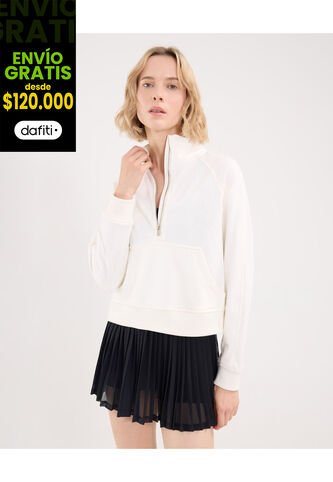 Buzo Para Mujer Cuello Alto O Cuello Tortuga Color Marfil Marca Atmos #31060056 Atmos