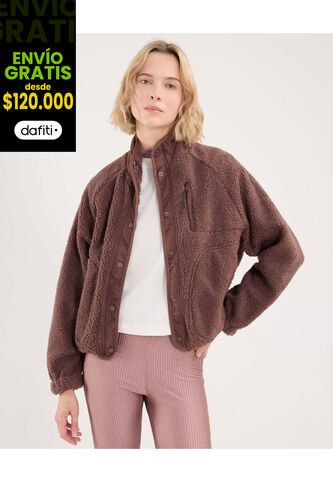 Chaqueta Para Mujer Moda Color Café Marca Atmos #31080044 Atmos