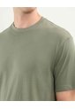 Camiseta Regular Fit Manga Corta  Para Hombre Verde Atmos de Atmos