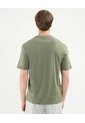 Camiseta Regular Fit Manga Corta  Para Hombre Verde Atmos de Atmos