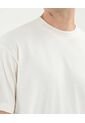 Camiseta Básica Manga Corta Oversize  Para Hombre Blanco Atmos de Atmos