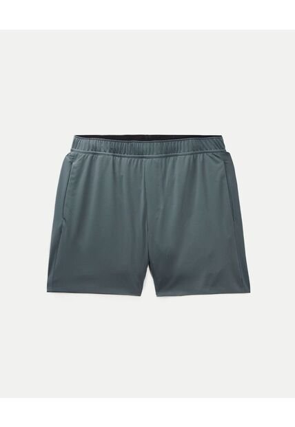 Short Training Corto Con Biker Interno  Para Hombre Gris Atmos