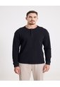 Camiseta  Para Hombre Manga Larga Cuello Redondo Color Negro Marca Atmos #32090254 de Atmos