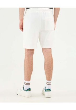 Bermuda Texturizada Para Hombre Marfil Atmos