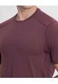 Camiseta Con Cuello En Contraste  Para Hombre Vino Atmos de Atmos