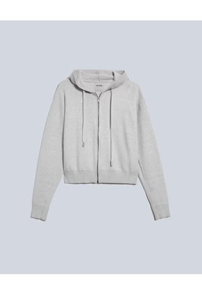 Saco Para Mujer Zipper Color Gris  Marca Atmos #31330004
