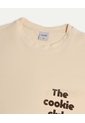 Camiseta Oversize Con Estampado  Para Hombre Crema Atmos de Atmos