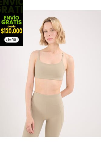 Top Para Mujer  Color Beige Marca Atmos #31220109 Atmos