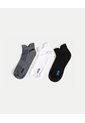 Pack X3 Medias Tobilleras En Microfibra X3 Para Hombre Gris Atmos de Atmos