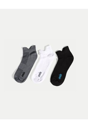 Pack X3 Medias Tobilleras En Microfibra X3 Para Hombre Gris Atmos
