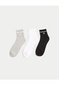 Pack X3 Medias Caña Media En Microfibra X3 Para Hombre Gris Atmos de Atmos