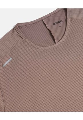 Camiseta  Para Hombre Manga Corta Cuello Redondo Color Café Marca Atmos #32090273