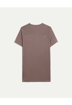 Camiseta  Para Hombre Manga Corta Cuello Redondo Color Café Marca Atmos #32090273