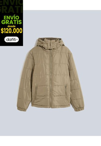 Chaqueta Para Hombre Acolchada Color Verde Marca Atmos #32080042 Atmos