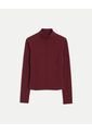 Buzo Para Mujer Cuello Alto O Cuello Tortuga Color Vino Marca Atmos #31060084 de Atmos