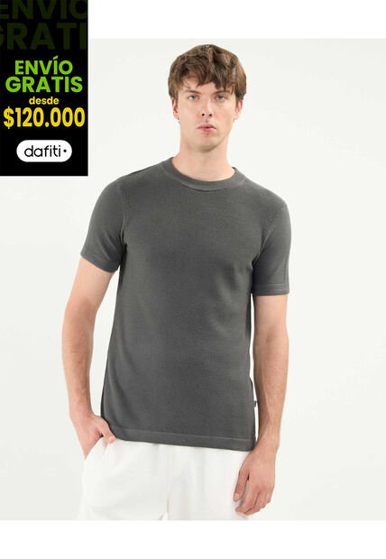 Camiseta Para Hombre Manga Corta Color Negro Marca Atmos #32090158